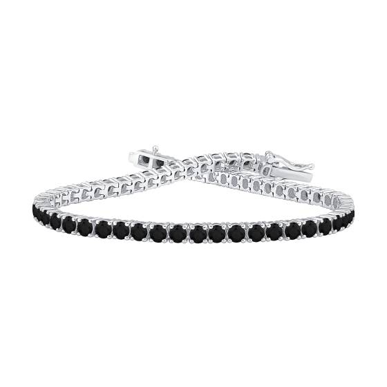 5,00 ct Herren-Armband mit schwarzem Diamanten