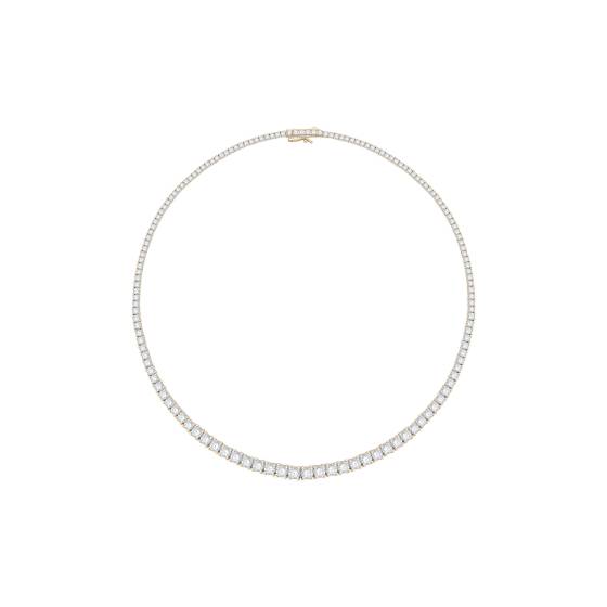 Tennis-Abschlusskette mit im Labor gezüchteten Diamanten