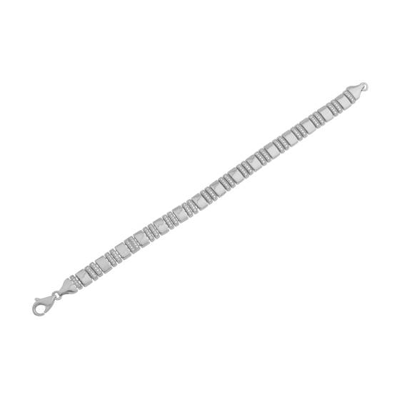 Herren-Diamantarmband im kubanischen Stil