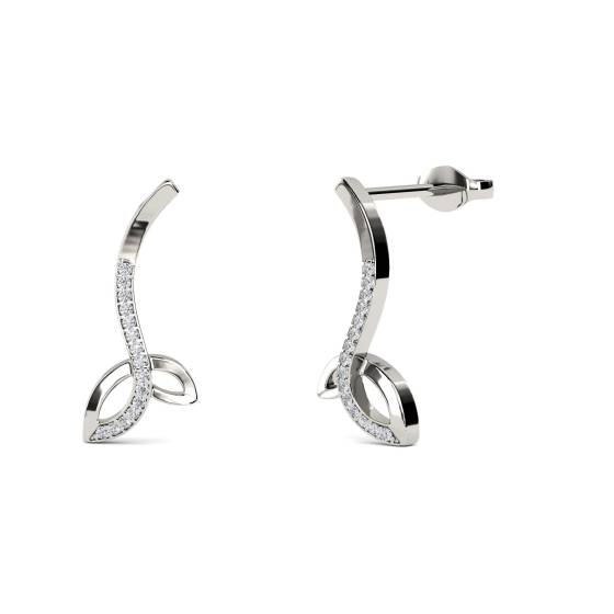 Laurel Diamond Designer Earrings