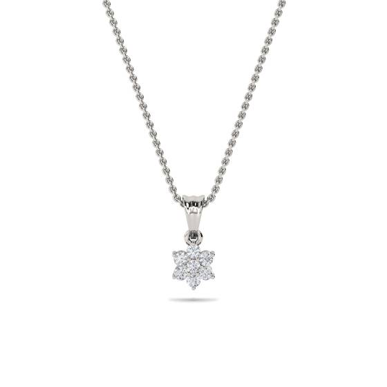 Cluster Round Diamond Designer Pendant