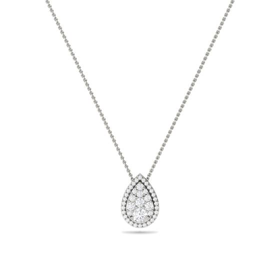 Cluster Round Diamond Designer Pendant