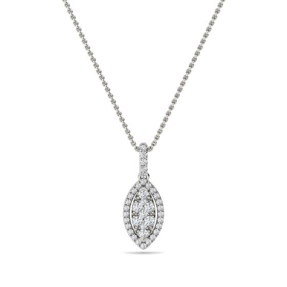 Cluster Round Diamond Designer Pendant