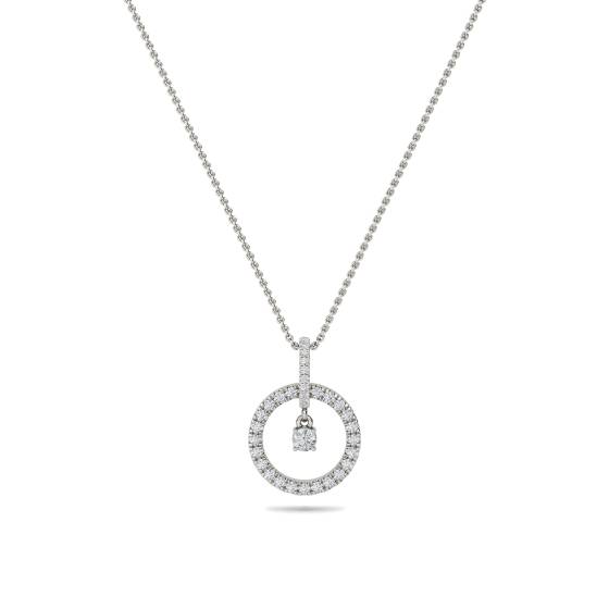 Runder Diamant-Designer-Anhänger