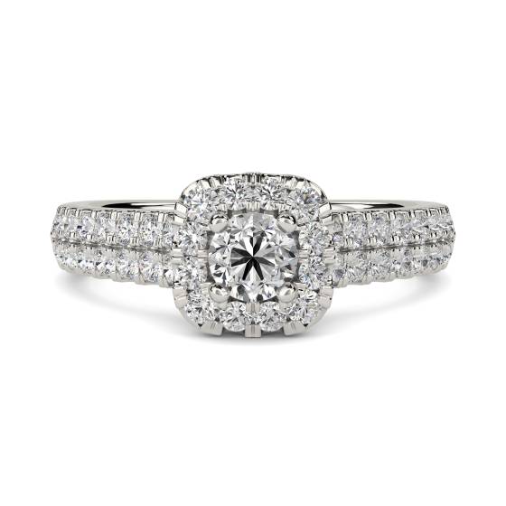 1,25 ct VS/E-F Runder Diamant Brautset