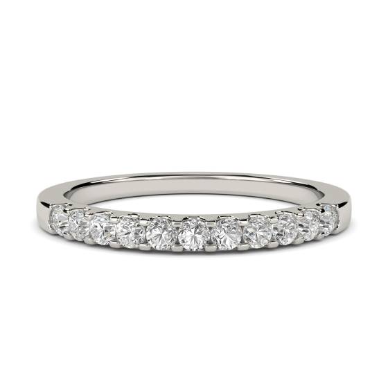 2,5 mm kleiner runder Diamant-Ewigkeitsring