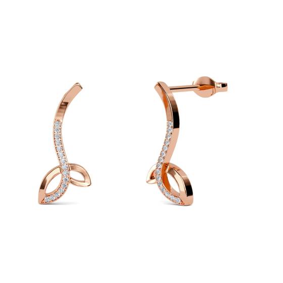 Laurel Diamond Designer Earrings