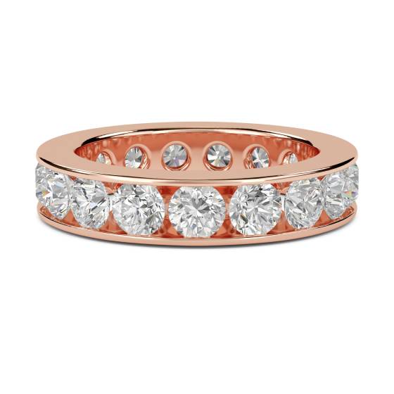 Round Diamond Full Eternity Ring