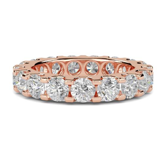 Round Diamond Full Eternity Ring