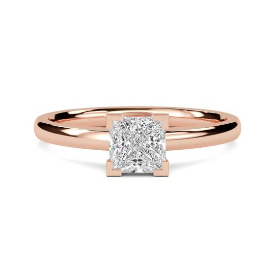 Verlobungsring mit Prinzessinnendiamant