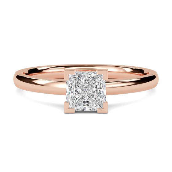 Verlobungsring mit Prinzessinnendiamant