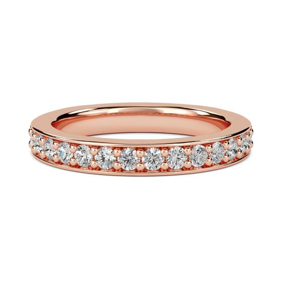 Eternity-Ring mit rundem Diamantpavé