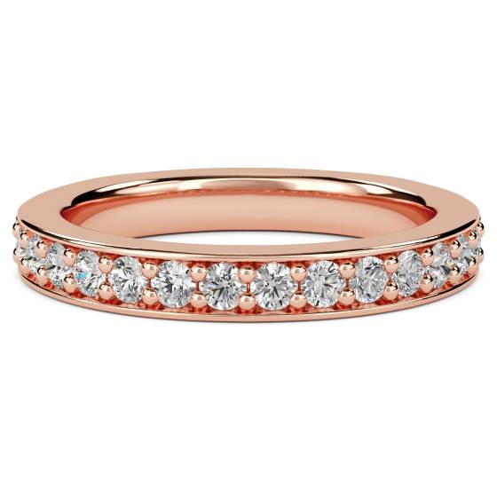 Eternity-Ring mit rundem Diamantpavé
