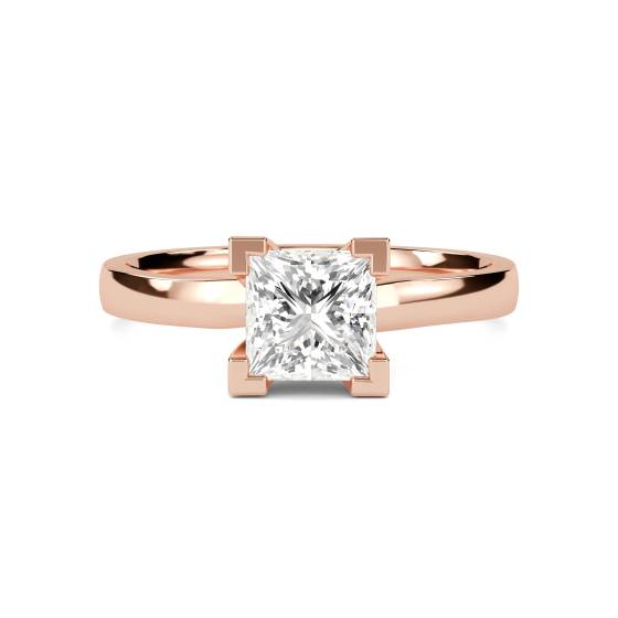 Verlobungsring mit Prinzessinnendiamant