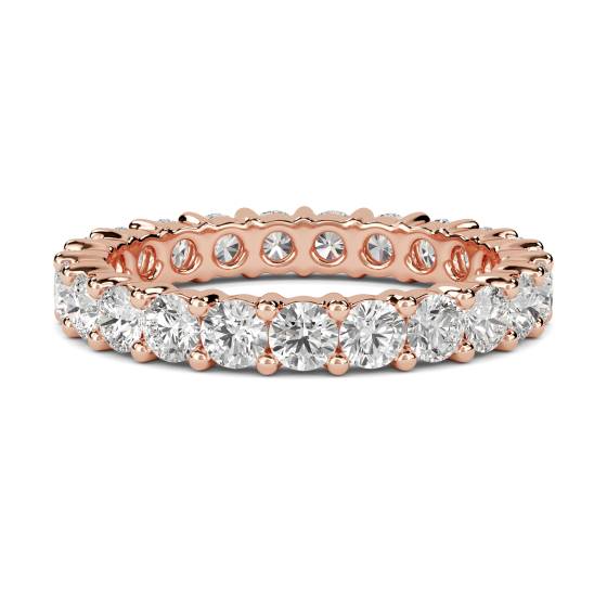 Runder Diamant-Ewigkeitsring