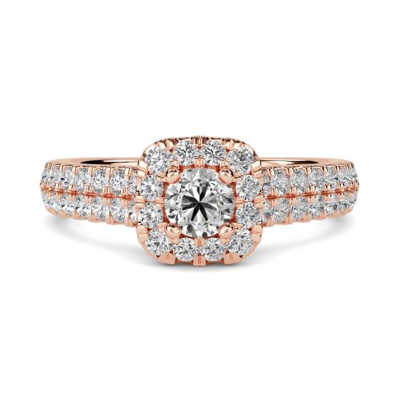 1,25 ct VS/E-F Runder Diamant Brautset