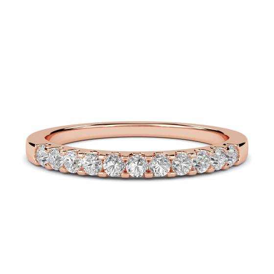 2,5 mm kleiner runder Diamant-Ewigkeitsring