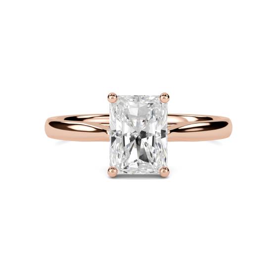 Strahlender Diamant-Verlobungsring