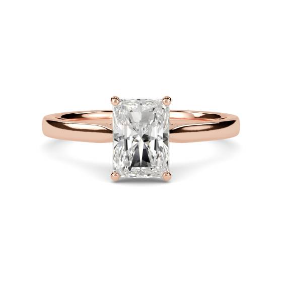 Strahlender Diamant-Verlobungsring