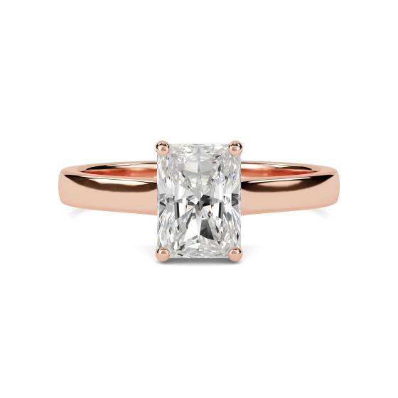 Strahlender Diamant-Verlobungsring