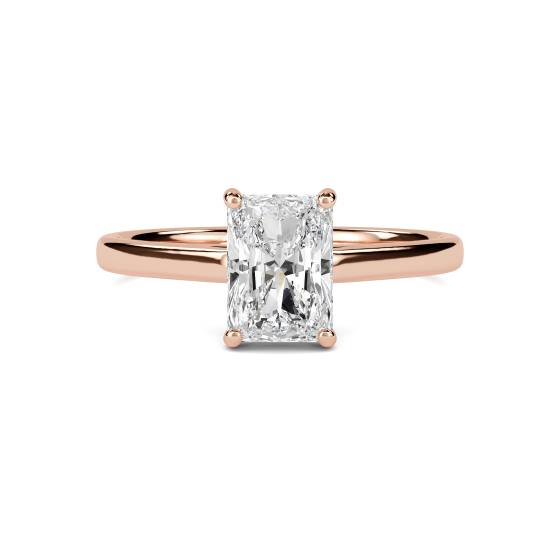 Strahlender Diamant-Verlobungsring