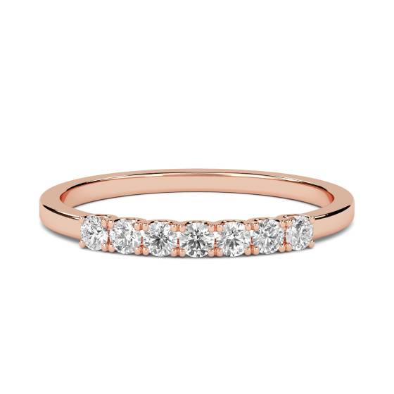 0,25 ct VS/F-G Rundschliff-Diamant-Ehering