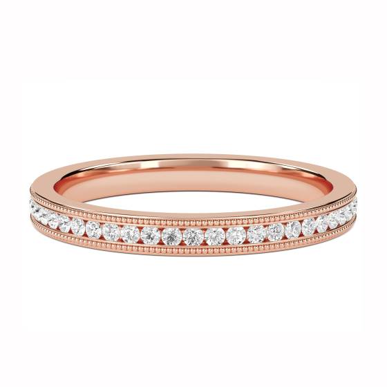 0,35 ct VS/F-G Rundschliff-Diamant-Ehering