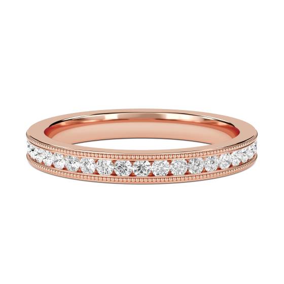 0,50 ct VS/F-G Rundschliff-Diamant-Ehering