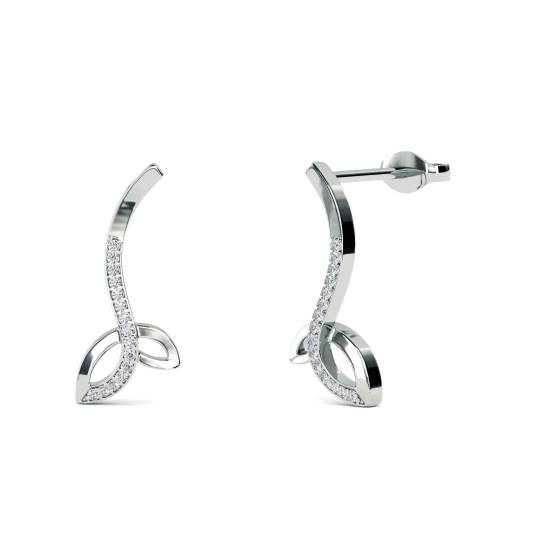 Laurel Diamond Designer Earrings