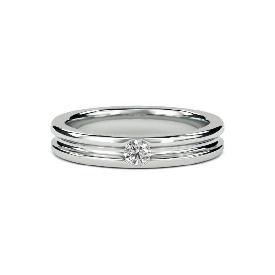 Round Diamond Wedding RIng