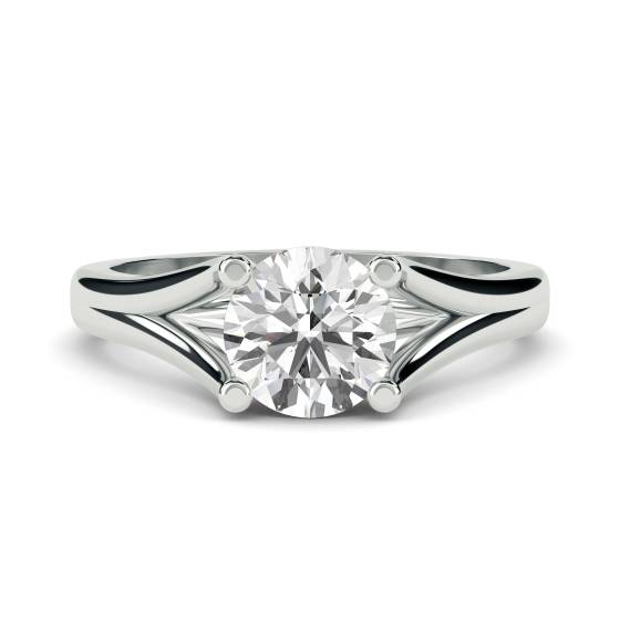 0,50 ct VS1/G Runder Naturdiamant Solitärring