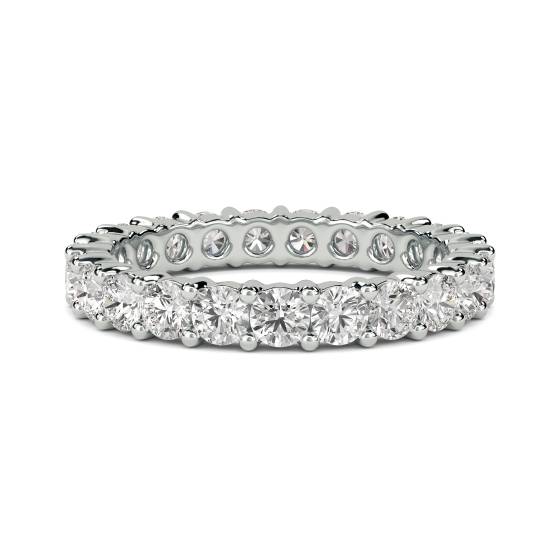 Runder Diamant-Ewigkeitsring