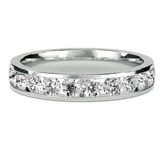 Halb-Ewigkeitsring mit Diamanten / Ehering