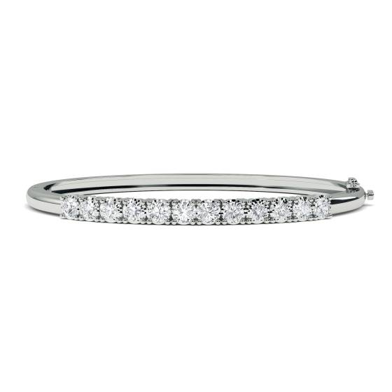 Elegantes Armband mit runden Diamanten
