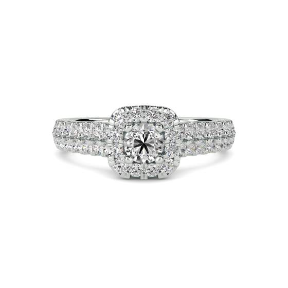 1,25 ct VS/E-F Runder Diamant Brautset