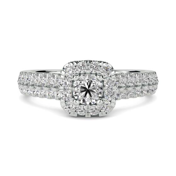 1,25 ct VS/E-F Runder Diamant Brautset