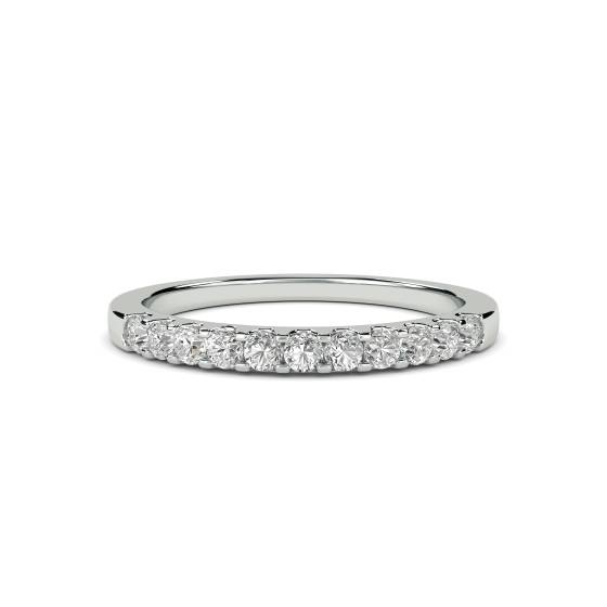 2,5 mm kleiner runder Diamant-Ewigkeitsring
