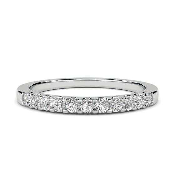 2,5 mm kleiner runder Diamant-Ewigkeitsring