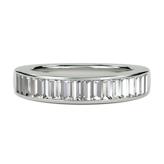 Eleganter Baguette-Naturdiamant-Ewigkeitsring mit 1,00 ct VS/E-F