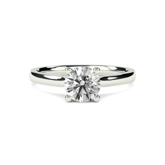 Traditioneller runder Diamant-Solitärring