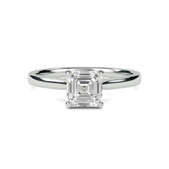 Asscher-Diamant-Verlobungsring