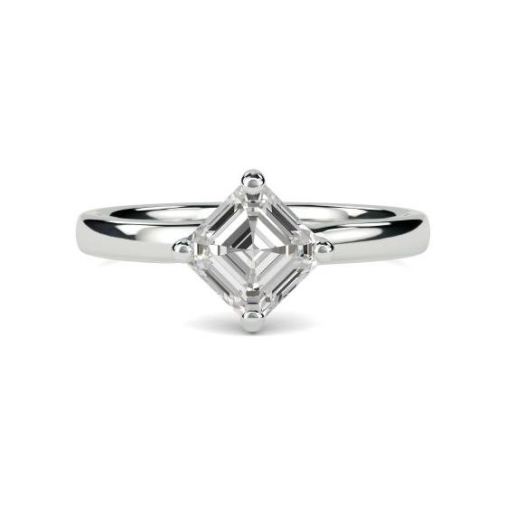 Asscher-Diamant-Verlobungsring