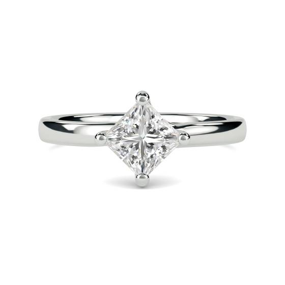 Verlobungsring mit Prinzessinnendiamant