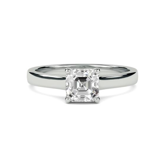 Asscher-Diamant-Verlobungsring