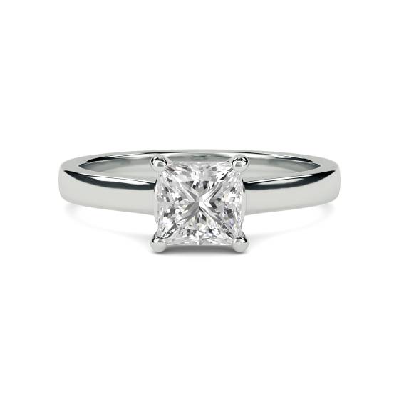 Verlobungsring mit Prinzessinnendiamant