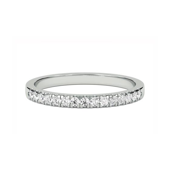 Full Set Round Diamond Wedding Ring