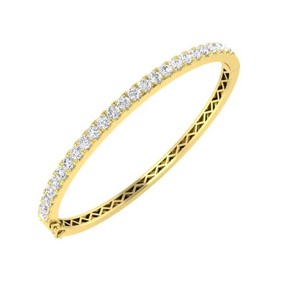 Elegantes Armband mit runden Diamanten (2,40 ct)