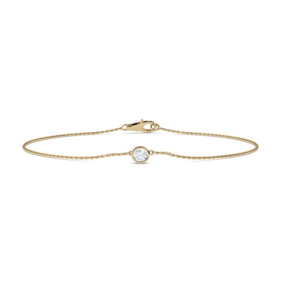 Classic Round Diamond Chain Bracelet