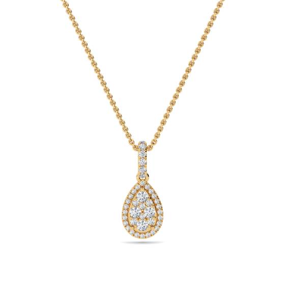Cluster Round Diamond Designer Pendant