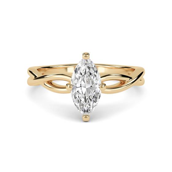 Verlobungsring „Infinity Love Swirl“ mit Marquise-Diamanten
